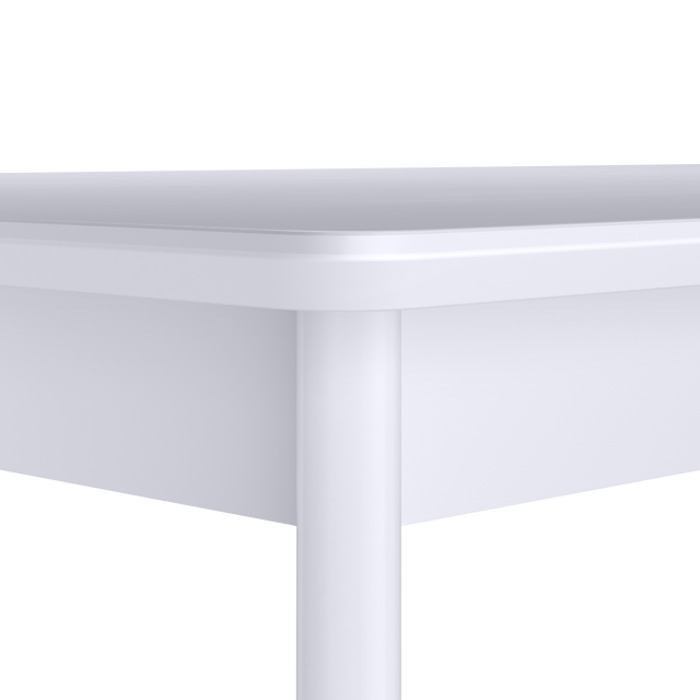 Dining Table 'Pegasus Classic Plus' (120-155)х76 cm, White