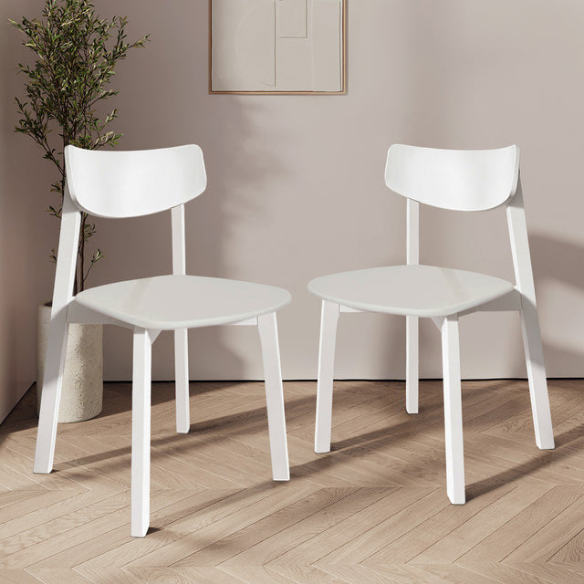 Dining Chair Vega Set of 2, White