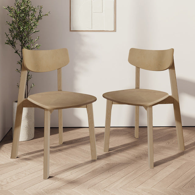 Dining Chair Vega Set of 2, Oak