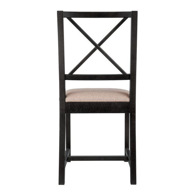 Dining Chair Mira Set of 2, Wenge/Latte