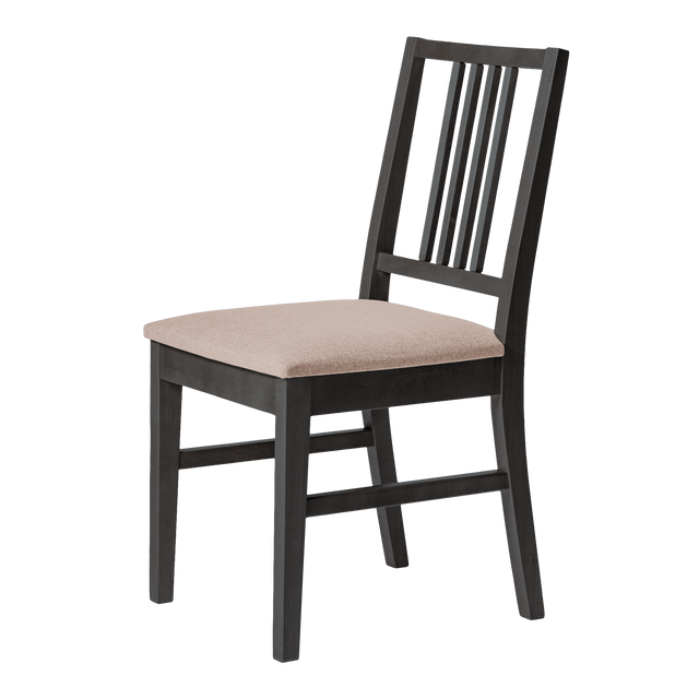 Dining Chair Capella Set of 2, Wenge/Latte