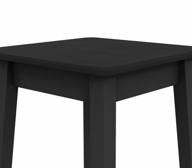 Wooden Stool Avior Set of 2, Black