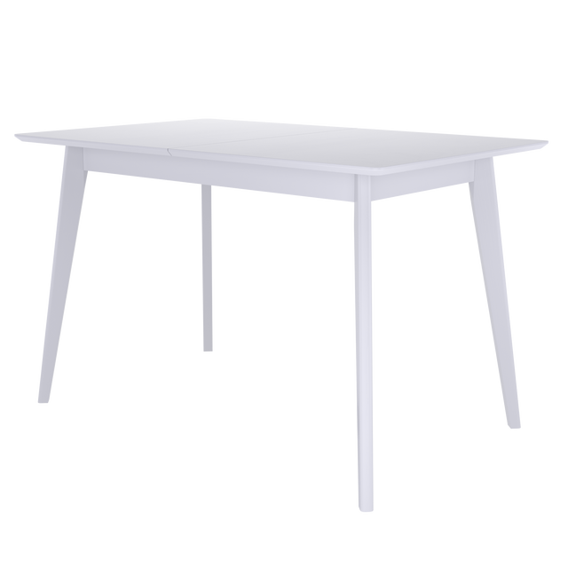 Dining Table 'Pegasus Classic Plus' (120-155)х76 cm, White