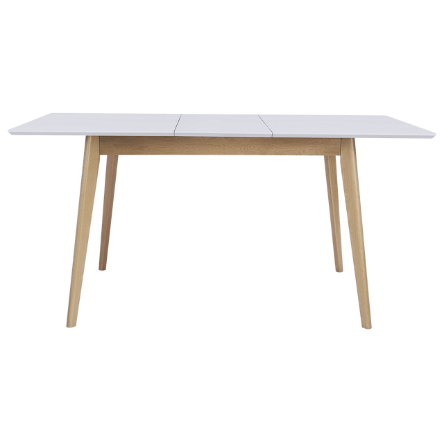 Valgomojo stalas „Pegasus Classic Plus“ (120-155) х76 cm, ąžuolas/balta