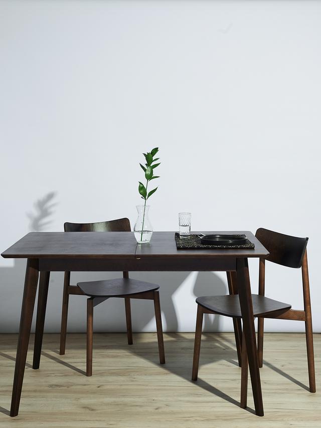 Dining Table 'Pegasus Classic Plus' (120-155)х76 cm, Walnut