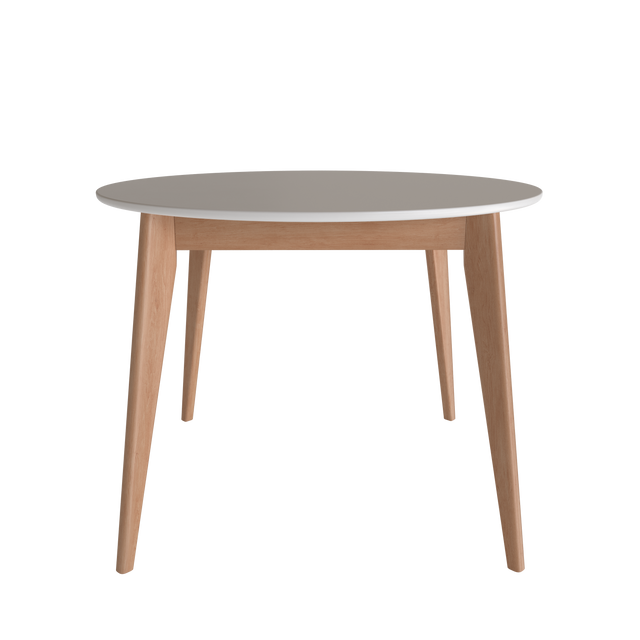 Dining Table Orion 100 cm, Oak/White
