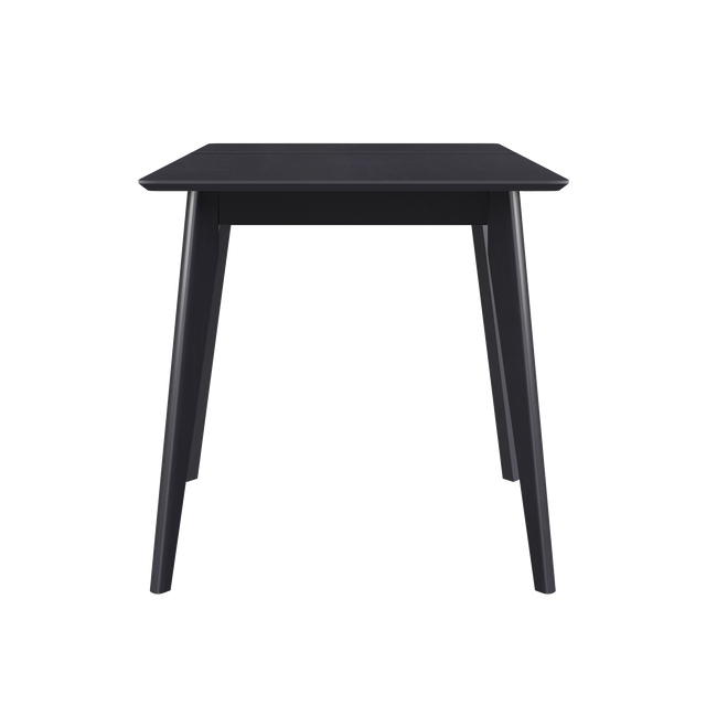 Dining Table 'Pegasus Classic Drop Leaf' (76-114)х76 cm, Black