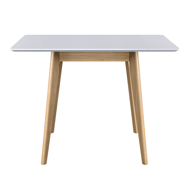 Dining Table 'Pegasus Classic Drop Leaf' (64-102)х61 cm, Oak/White