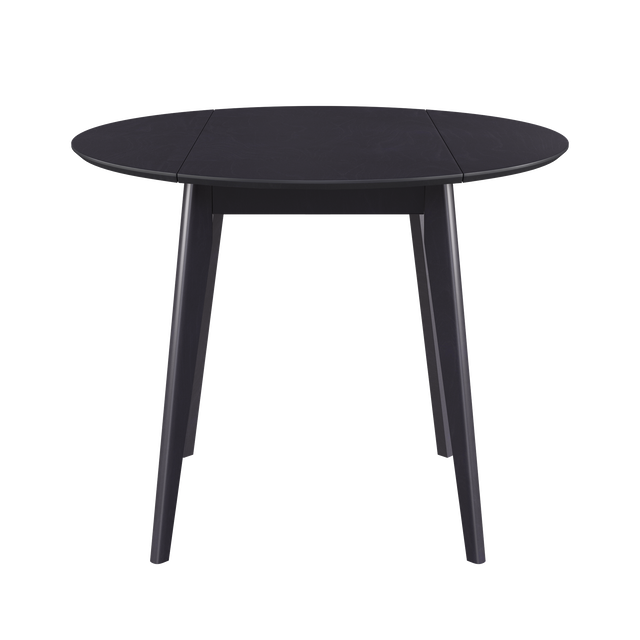 Dining Table 'Orion Classic Drop Leaf' 100х(51-100) cm, Black