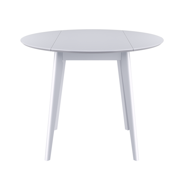 Dining Table 'Orion Classic Drop Leaf' 100х(51-100) cm, White