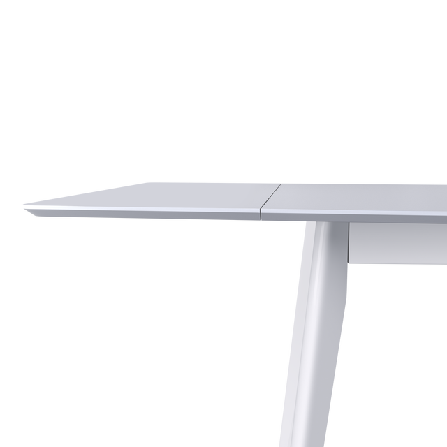 Dining Table 'Pegasus Classic Drop Leaf' (76-114)х76 cm, White