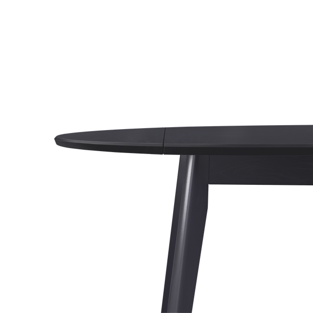 Dining Table 'Orion Classic Drop Leaf' 100х(51-100) cm, Black