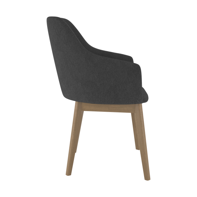 Dining Chair KAF Set of 2, Oak/Grey