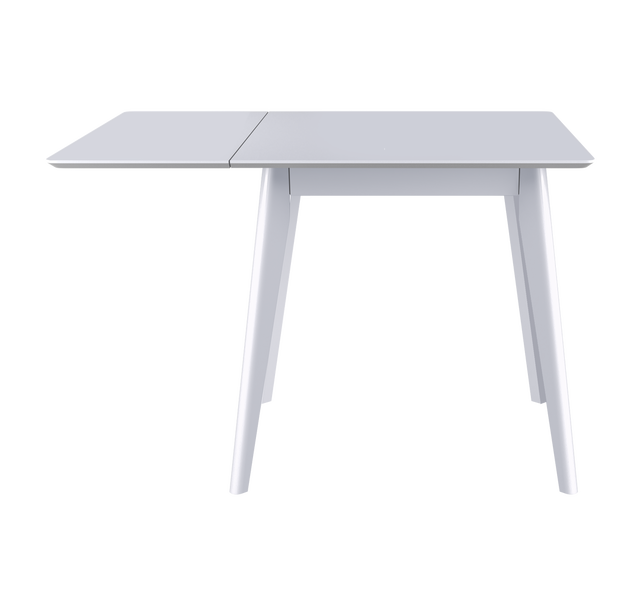 Dining Table 'Pegasus Classic Drop Leaf' (76-114)х76 cm, White