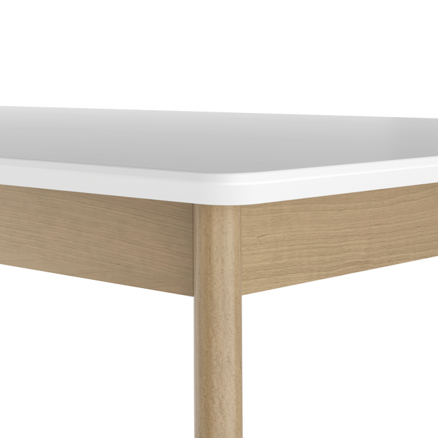 Dining Table Pegasus Classic 120х76, Oak/White