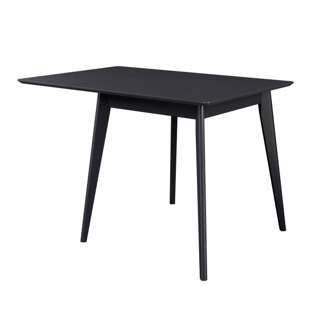 Dining Table 'Pegasus Classic Drop Leaf' (76-114)х76 cm, Black