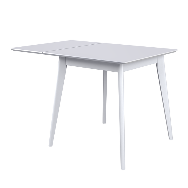 Dining Table 'Pegasus Classic Drop Leaf' (76-114)х76 cm, White