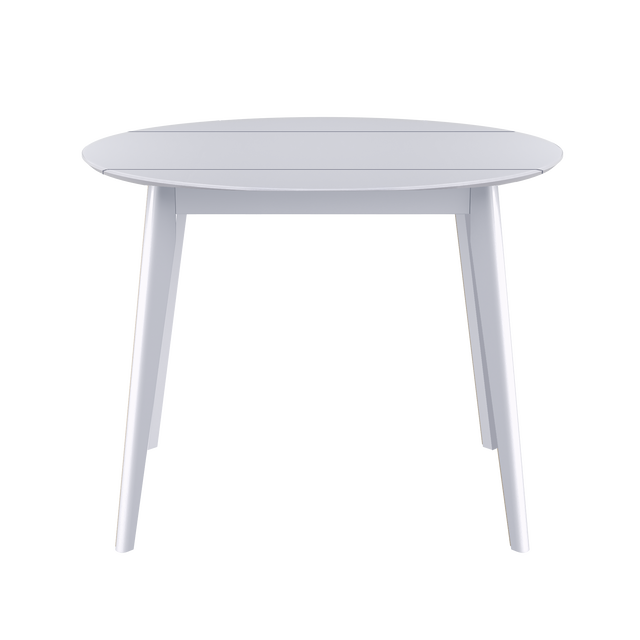 Dining Table 'Orion Classic Drop Leaf' 100х(51-100) cm, White