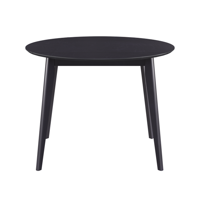 Dining Table 'Orion Classic Drop Leaf' 100х(51-100) cm, Black