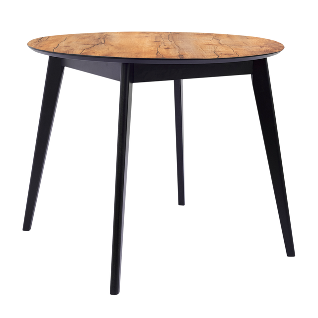 Dining Table 'Orion Classic' 89 cm, Black/Taxus