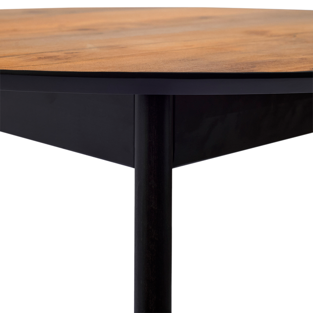 Dining Table 'Orion Classic' 89 cm, Black/Taxus