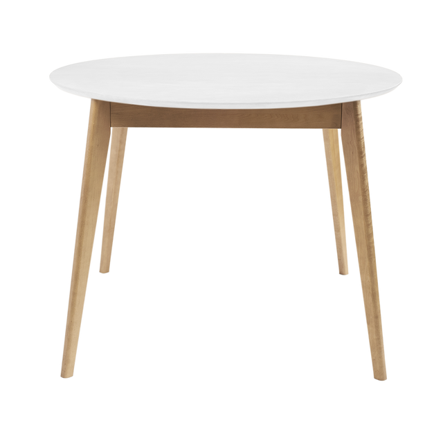 Dining Table 'Orion Classic' 100 cm, Oak/White