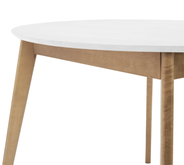 Dining Table 'Orion Classic' 100 cm, Oak/White