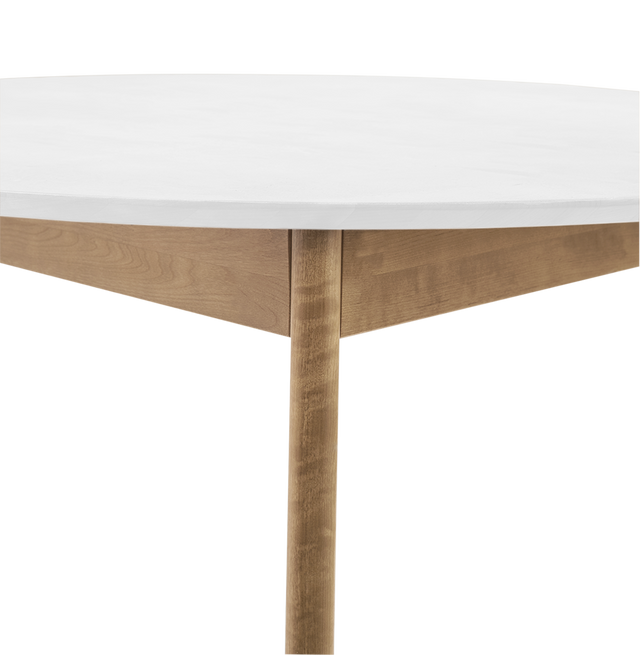 Dining Table 'Orion Classic' 100 cm, Oak/White