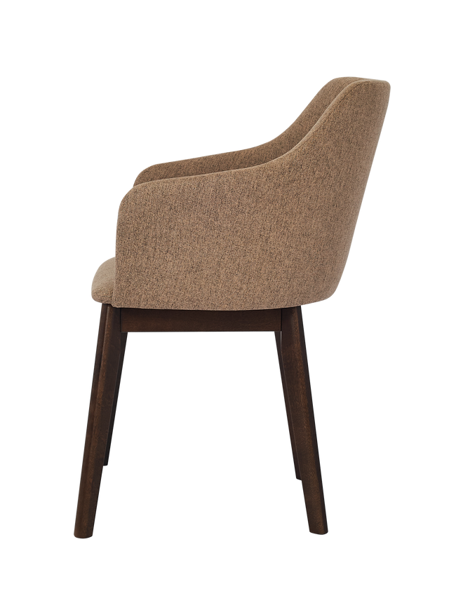 Dining Chair KAF Set of 2, Walnut/Sand