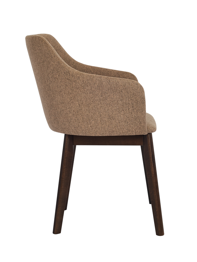 Dining Chair KAF Set of 2, Walnut/Sand