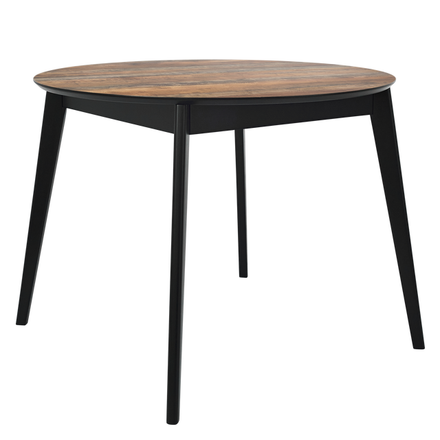 Dining Table 'Orion Classic' 100 cm, Black/Transilvaniya