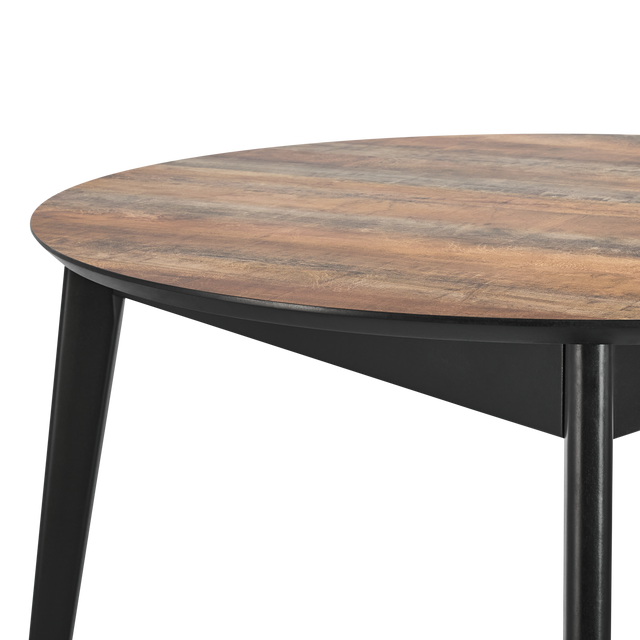 Dining Table 'Orion Classic' 100 cm, Black/Transilvaniya