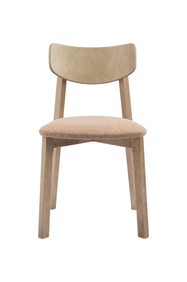 Dining Chair Vega Set of 2, Oak/Sand