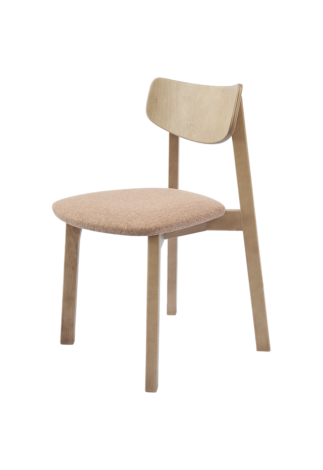 Dining Chair Vega Set of 2, Oak/Sand