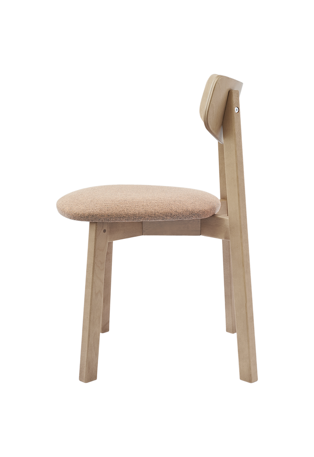 Dining Chair Vega Set of 2, Oak/Sand