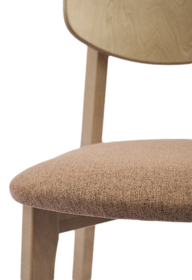 Dining Chair Vega Set of 2, Oak/Sand