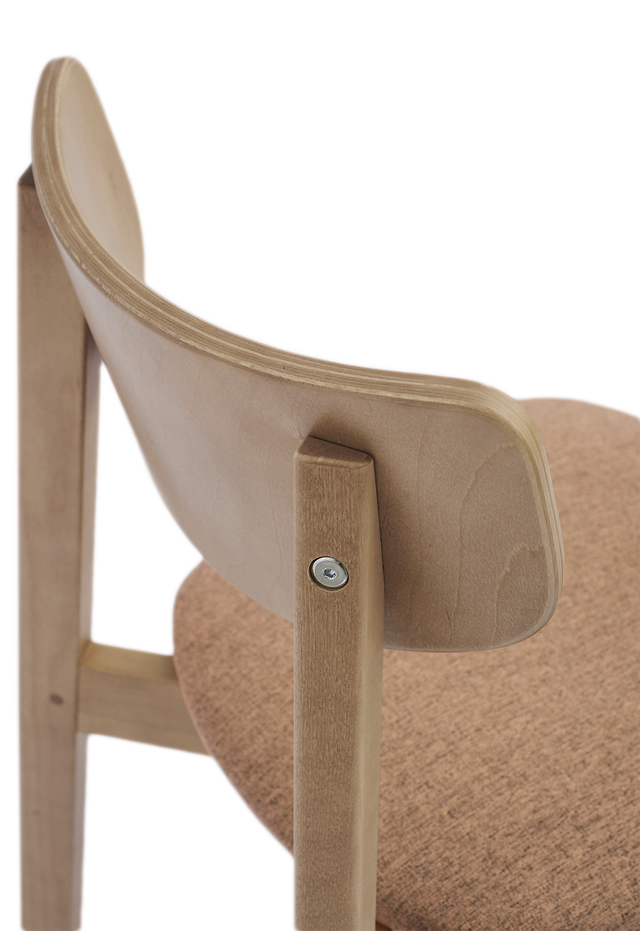 Dining Chair Vega Set of 2, Oak/Sand