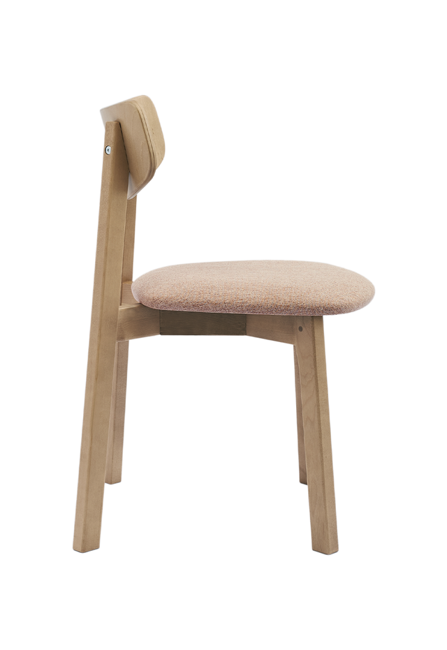 Dining Chair Vega Set of 2, Oak/Caramel