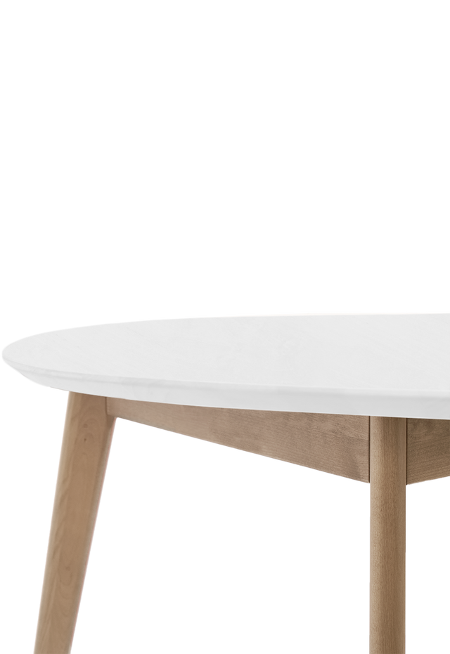 Dining Table 'Orion Classic' 94 cm, Oak/White