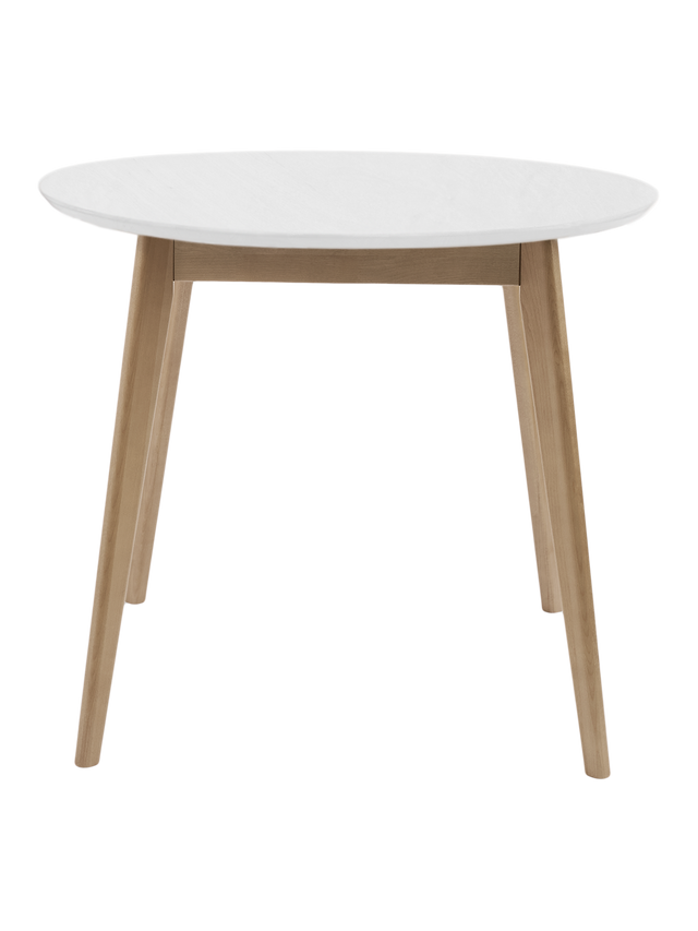 Valgomojo stalas „Orion Classic“ 94 cm, ąžuolas/balta