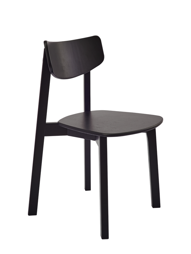 Dining Chair Vega Set of 2, Black