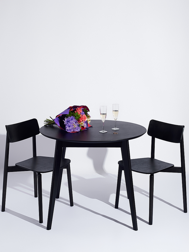 Dining Table 'Orion Classic' 94 cm, Black